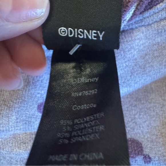 Disney Lavender Minnie‎ Mouse Pajama Set Womens - Picture 13 of 14